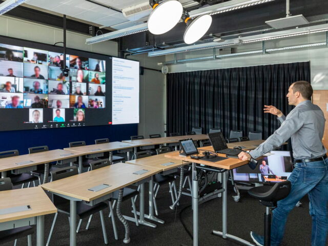Leyard TVF Video Wall at HEC Lausanne