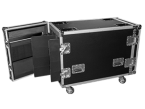 Side-access flight cases